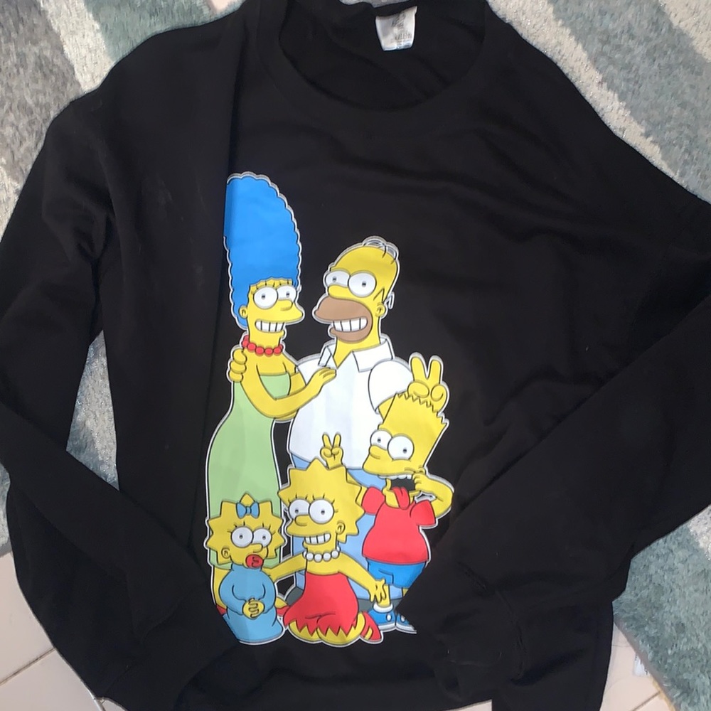 FINAL GIVEAWAY SALE! NWT The Simpsons Sweatshirt Sz XL + FREE F SHIRT